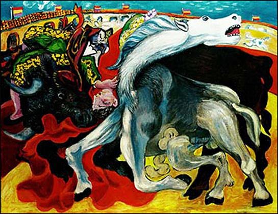 Pablo Picasso BULLFIGHT DEATH OF THE TOREADOR La corrida